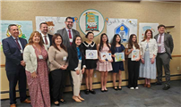 Several students from the Three Village Central School District were recognized at the 11th annual Helen Stein Shack Picture Book Award ceremony. thumbnail265671